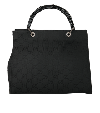 Bamboo Top Handle Tote, front view